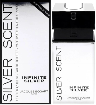 Туалетна вода для чоловіків Jacques Bogart Silver Scent Infinite Silver 100 мл (3355991005846)