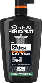 Гель для душу L'Oreal Paris Men Expert 5in1 Total Clean 1 л (3600524121815)