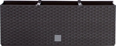 Skrzynka balkonowa Prosperplast Rato brązowa z wkładem 60 x 25 cm (73962-440) (5905197795164)