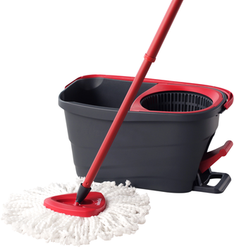 Zestaw do sprzątania Vileda Turbo Smart Mop i wiadro z wyciskarką (4023103208476)