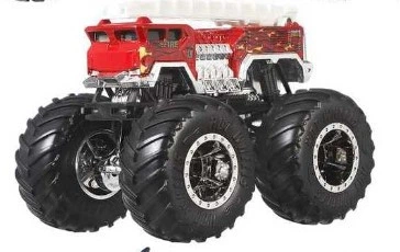 Машинка Хот Вілс Монстр Трак 5 Аларм із набору 1:64 Monster Trucks 5 Alarm Hot Wheels GGC61-11