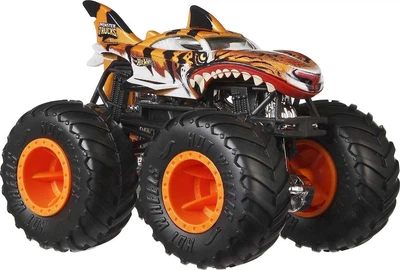 Машинка Хот Вілс Монстр Трак Тигрова Акула з набору 1:64 Monster Trucks Tiger Shark Hot Wheels GGC61-9