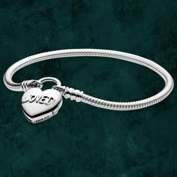 Срібний браслет "Loved" Pandora (Пандора) 597806 18