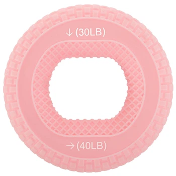 Еспандер кистьовий Кільце (1шт) JELLO JLA472 (силікон, навантаження 30LB-40LB, d-см, Рожевий) (JLA472_Рожевий_30LB-40LB)