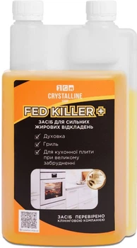 Засіб для видалення сильних жирових забруднень та нагарів Crystal Fed killer+ 1 л (25771)