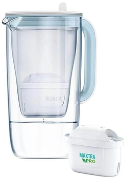 Фільтр-глечик Brita Glass LED MXpro 2.5 л Синій (1050452)
