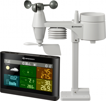 Stacja pogodowa Bresser Weather Center 5 w 1 Comfort Color Black