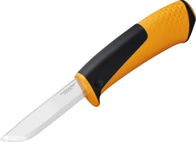 Nóż uniwersalny Fiskars z ostrzałką (1023618/156017)