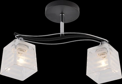 Люстра декоративная INTEREES IS xa1530b-2 bk+cr