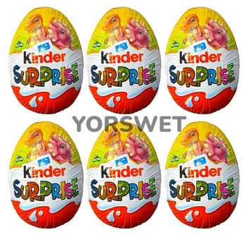 Набір шоколадних яєць Kinder Surprise Natoons з іграшкою 120 г (6*20 г) (0305)