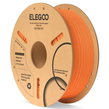 Філамент ELEGOO PLA Orange 1.75mm , екологічна паперова котушка, 1kg (50.203.0067)