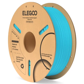 Філамент ELEGOO PLA Sky Blue 1.75mm , екологічна паперова котушка, 1kg (50.203.0107)