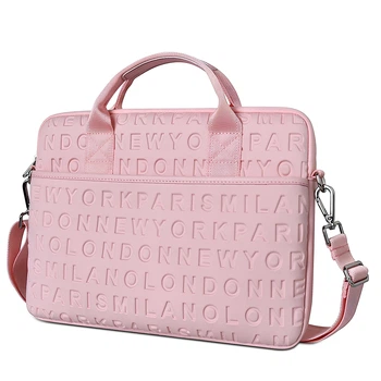 Сумка WiWU Cosmo Laptop Slim Bag для MacBook ноутбука планшета 13"-14.2" Pink