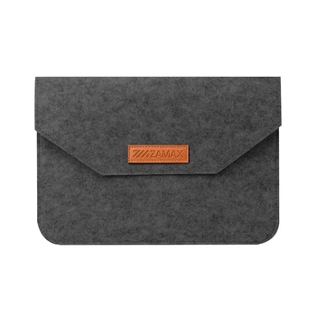 Чохол - конверт із повсті ZAMAX для MacBook ноутбука планшета 15"-16.2" Black