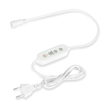 Таймер-выключатель Feron LD7003 с сетевым шнуром 1,5м IP40 230В 6-200Вт для фитосветильника AL7003 белый