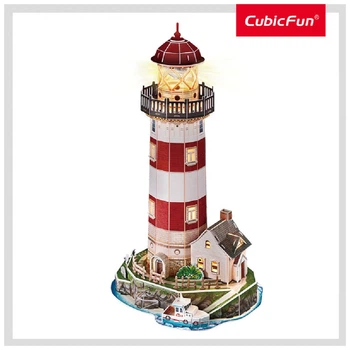 Пазл Cubic Fun тривимірний Night edition Маяк із LED-підсвічуванням [134669]