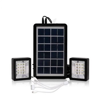 Прожектор для улицы 6v3w 2 шт с солнечной панелью и датчиком движения LED EP-05.