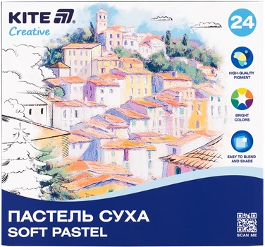 Пастель сухая Kite Creative 24 цвета (K-201-24)
