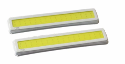 LED Дневные ходовые огни 12V (Оправа белого цвета)