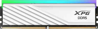 Pamięć RAM ADATA DDR5-6400 16384MB PC5-51200 XPG Lancer Blade RGB White (AX5U6400C3216G-SLABRWH)