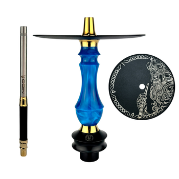 Шахта Sunpipe Hookah Odin Classic Mini Sky 33 см нержавеющая сталь Ø 12 мм компактный синий