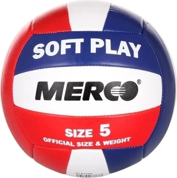 Волейбольный мяч Merco SOFT PLAY красно-бело-синий Размер 5 ID67768
