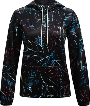 Худі жіноче Under Armour ARMOUR FLEECE PRINTED чорно-синьо-червоно-біле XL 1367705-001
