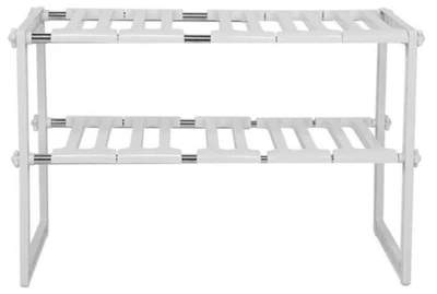 Кухонная полка для харнения посуды регулируемая 38-70 см KITCHEN RACK