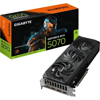 Видеокарта GF RTX 5070 12GB GDDR7 Windforce SFF Gigabyte (GV-N5070WF3-12GD)