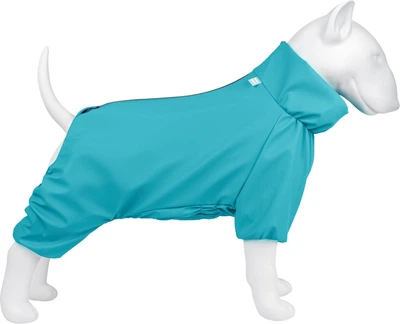 Дождевик для собак WAUDOG Clothes водонепроницаемый S40 В6-59 см С7-40 см Голубой (19862collar)
