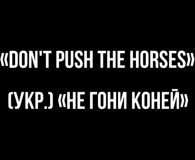 Килимок для мишки Don’t push the horses укр не гони коней Розмір: 180x220
