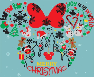 Килимок Для Мишки Minnie Christmas Розмір: 180x220