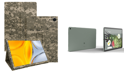 Чехол-подставка CRAYTON для Google Pixel Tablet 2023 – стиль, защита и ручная сборка, цвет Пиксель М14