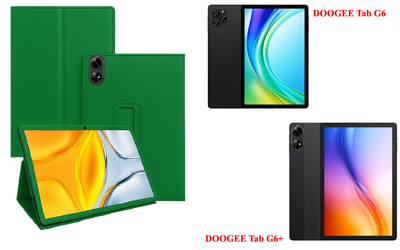 Чохол-підставка CRAYTON для DOOGEE Tab G6, DOOGEE Tab G6+ – стиль, захист і ручна збірка, колір Зелений тм