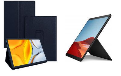 Чехол-подставка CRAYTON для Microsoft Surface Pro X – стиль, защита и ручная сборка, цвет Синий тм