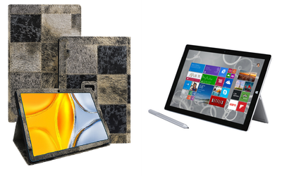 Чехол-подставка CRAYTON для Microsoft Surface Pro 2, Pro 3, Pro 4 – стиль, защита и ручная сборка, цвет Мех