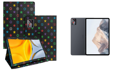Чехол-подставка CRAYTON для ZTE Nubia Pad Pro – стиль, защита и ручная сборка, цвет Л черный