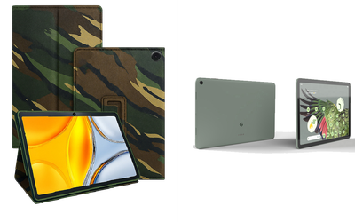 Чехол-подставка CRAYTON для Google Pixel Tablet 2023 – стиль, защита и ручная сборка, цвет Сахара