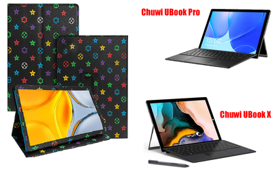 Чехол-подставка CRAYTON для Chuwi UBook Pro, UBook X – стиль, защита и ручная сборка, цвет Л черный