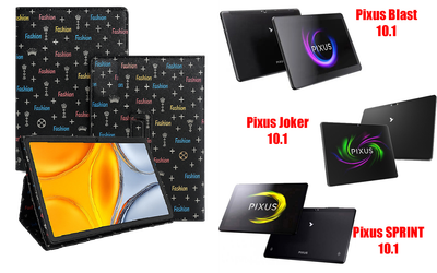Чохол-підставка CRAYTON для Pixus Blast 10.1, Joker 10.1, SPRINT 10.1 – стиль, захист і ручна збірка, колір Фешн чорний