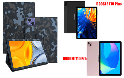 Чехол-подставка CRAYTON для DOOGEE T10 Plus, T10 Pro – стиль, защита и ручная сборка, цвет Хаки зима