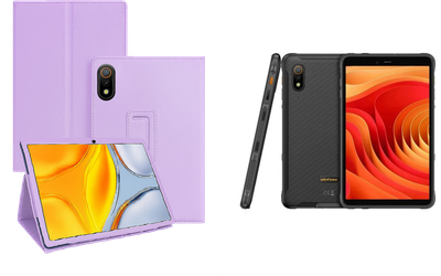 Чехол-подставка CRAYTON для Ulefone Armor Pad Lite, Armor Pad Pro – стиль, защита и ручная сборка, цвет Фиолетовый