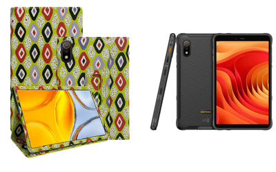 Чехол-подставка CRAYTON для Ulefone Armor Pad Lite, Armor Pad Pro – стиль, защита и ручная сборка, цвет Камни