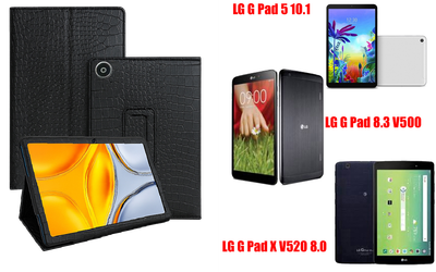 Чохол-підставка CRAYTON для LG G Pad 5 10.1, Pad 8.3, Pad X 8.0 – стиль, захист і ручна збірка, колір Крокодил