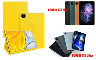 Чехол-подставка CRAYTON для DOOGEE T30 Max, T30 Ultra – стиль, защита и ручная сборка, цвет Жёлтый