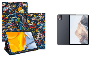 Чехол-подставка CRAYTON для ZTE Nubia Pad Pro – стиль, защита и ручная сборка, цвет Космос