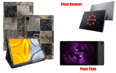 Чохол-підставка CRAYTON для Pixus Hammer, Pixus Titan – стиль, захист і ручна збірка, колір Хутро