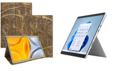 Чехол-подставка CRAYTON для Microsoft Surface Pro 8, Pro 9 – стиль, защита и ручная сборка, цвет Камыш