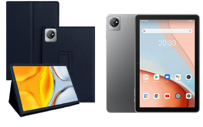 Чехол-подставка CRAYTON для Blackview Tab 7, Tab 7 Pro – стиль, защита и ручная сборка, цвет Синий тм