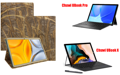 Чехол-подставка CRAYTON для Chuwi UBook Pro, UBook X – стиль, защита и ручная сборка, цвет Камыш